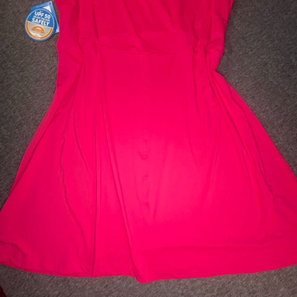NWT Columbia UPF 50 Sun Protection Coverup PFG Freezer Dress 2XL Hot Pink Swim - Picture 6 of 8